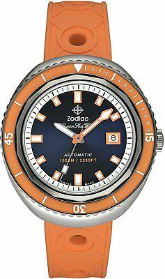 Watch strap Zodiac ZO9503 Rubber Orange