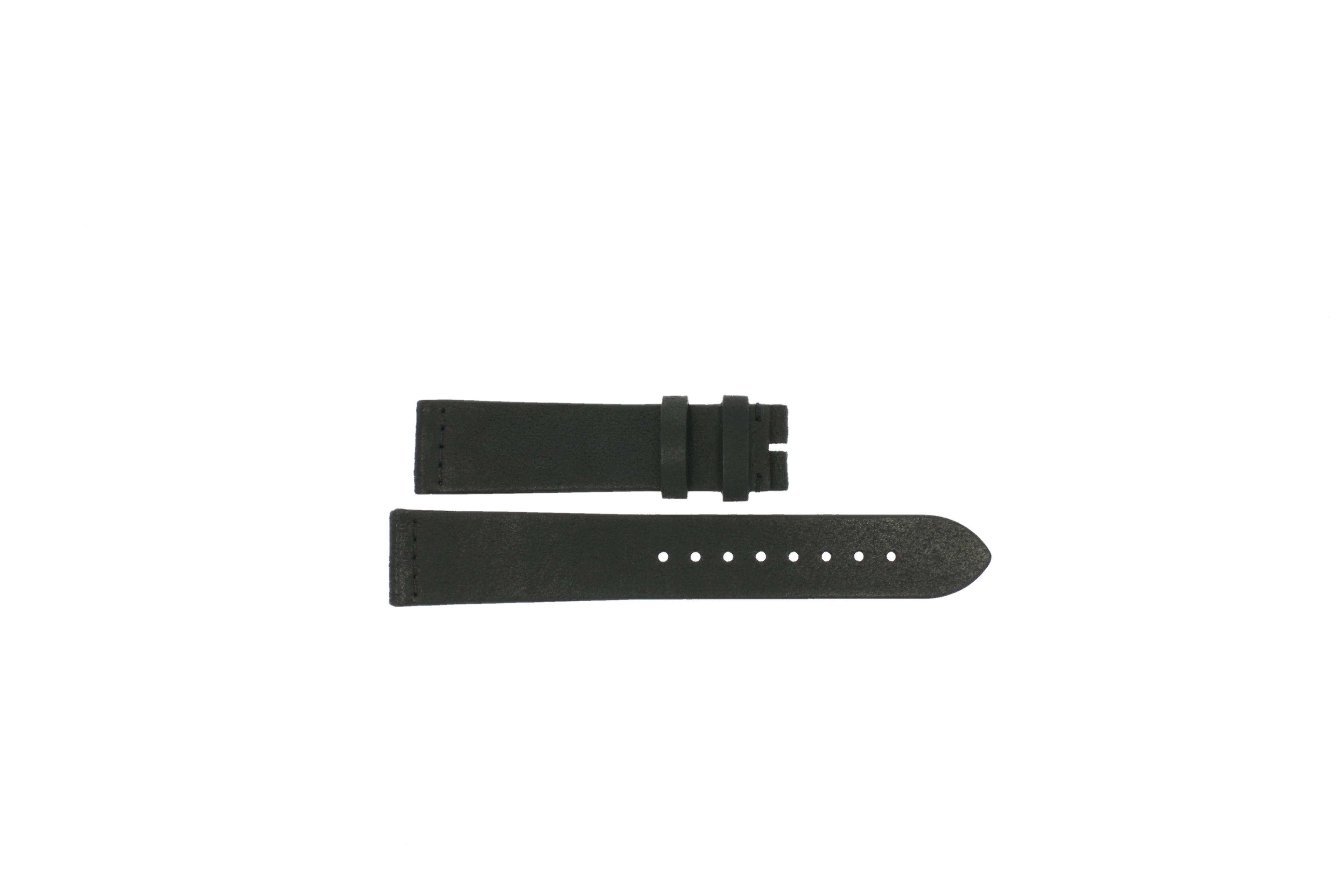 Watch strap Zodiac ZO9700 / ZO9704 Leather Black 19mm