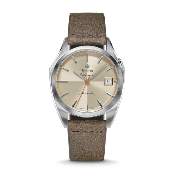 Watch strap Zodiac ZO9702 Leather Brown