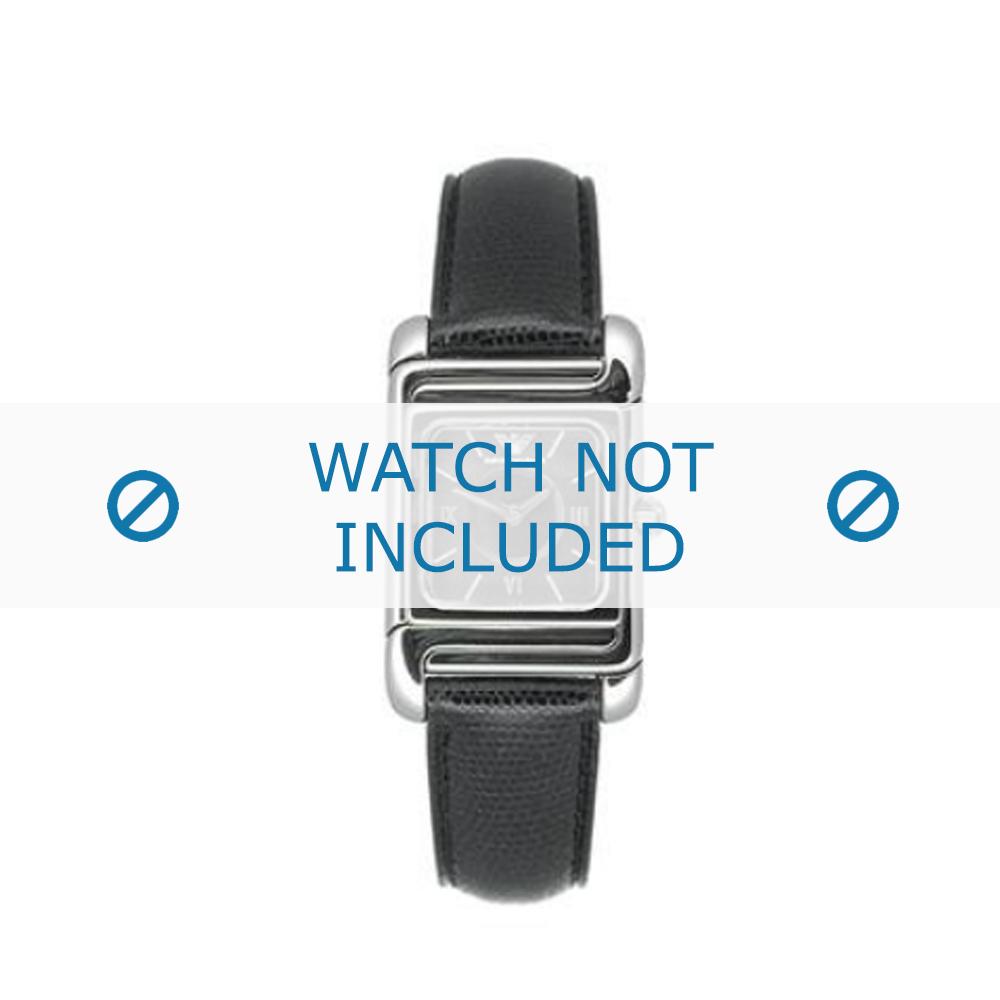 Armani watch strap AR-0304 Leather Black 12mm