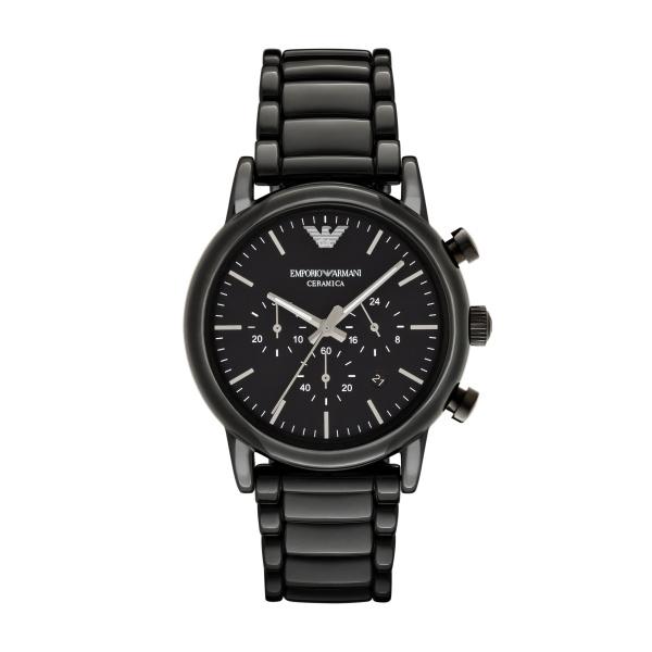 Watch strap Armani AR1507 Ceramics Black 23mm