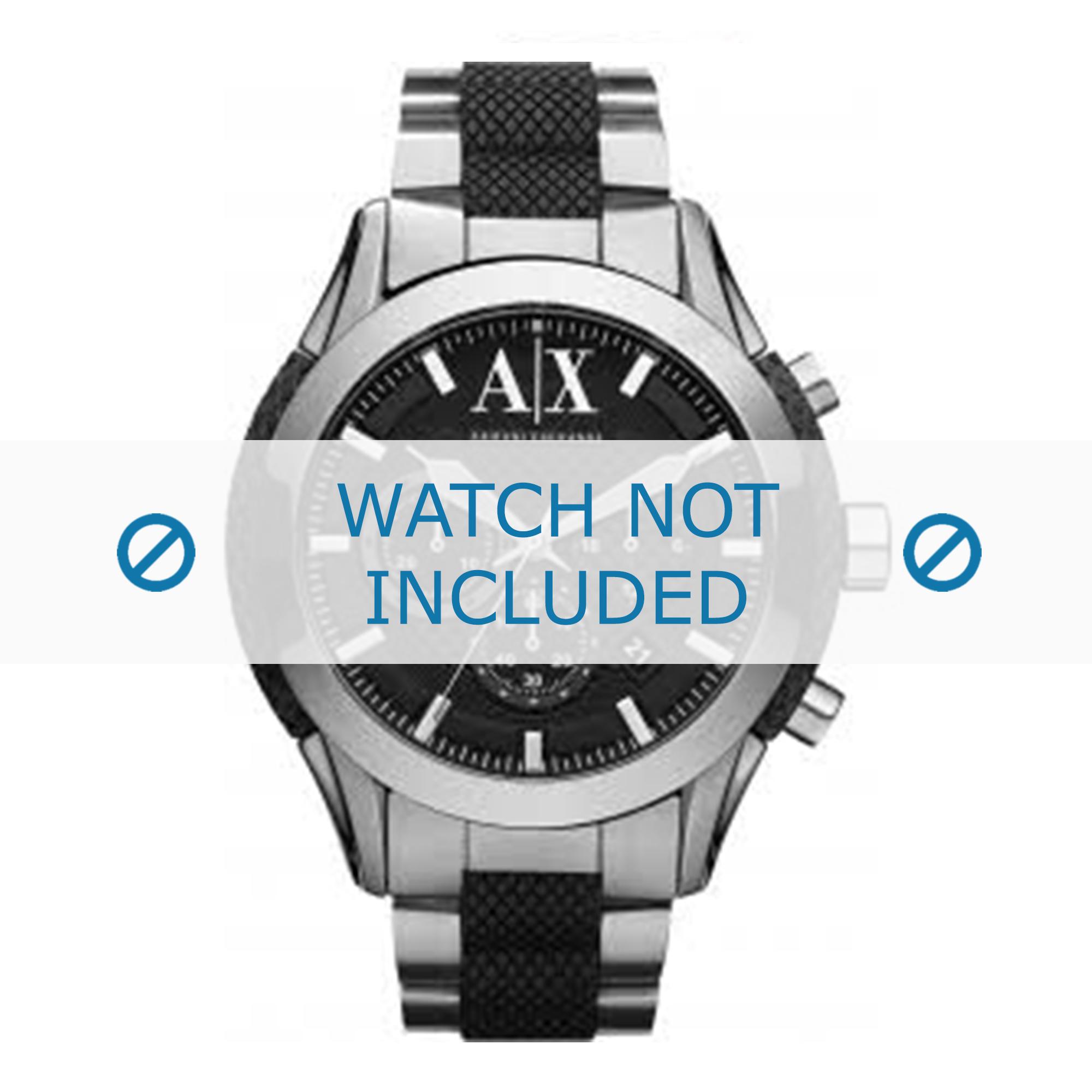 Watch strap Armani AX1214 Steel 22mm