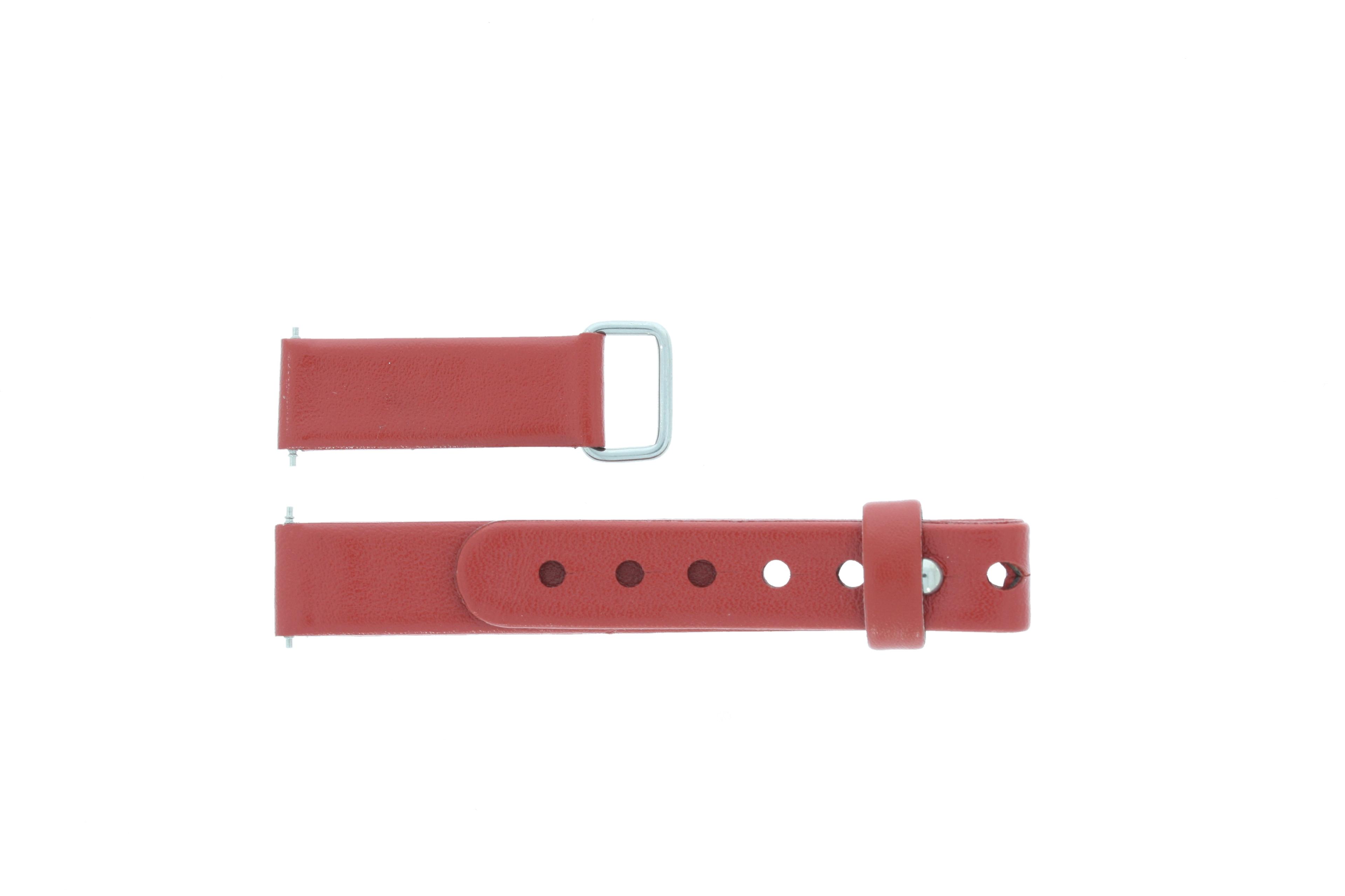 Mondaine watch strap BM20078 / FE3112.30Q.2 Leather Red 12mm