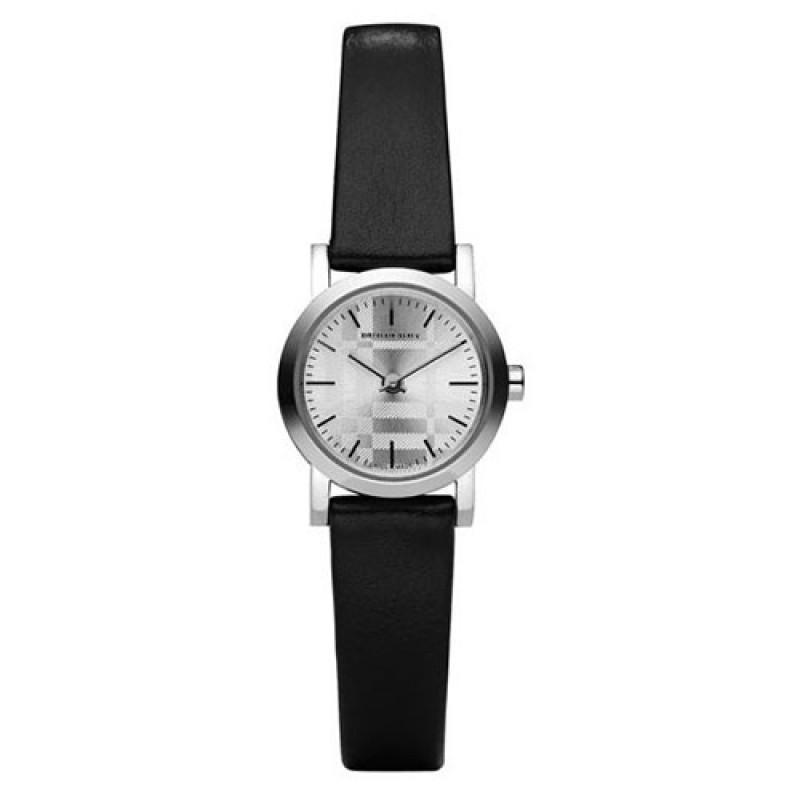 Watch strap Burberry BU1761 Leather Black