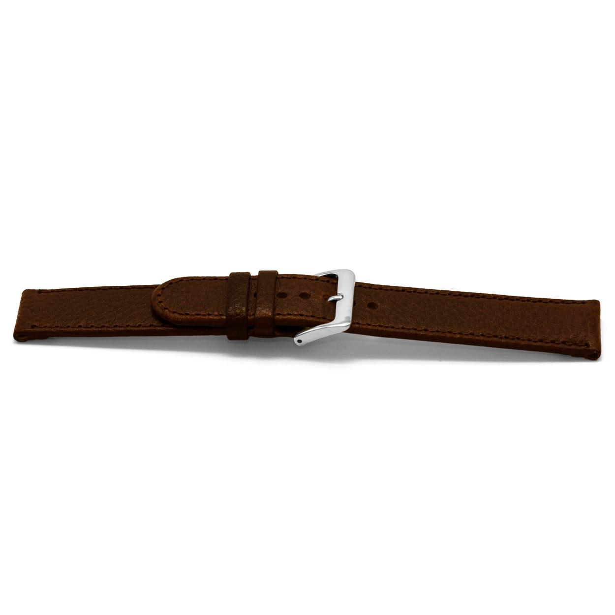 Watch strap Universal C400 Leather Brown 12mm