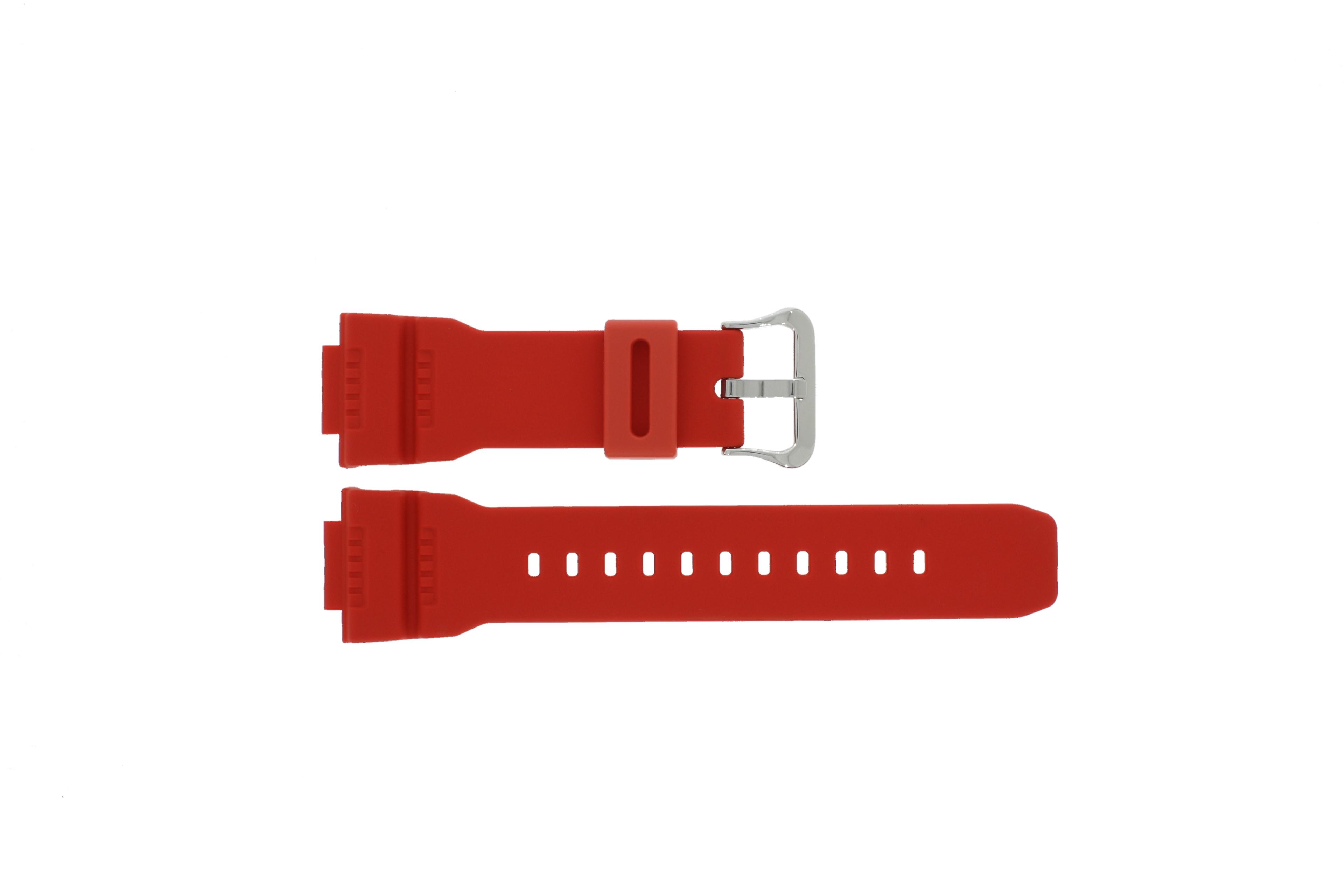 Watch strap Casio G-7900A-4 / 10332099 Rubber Red 16mm