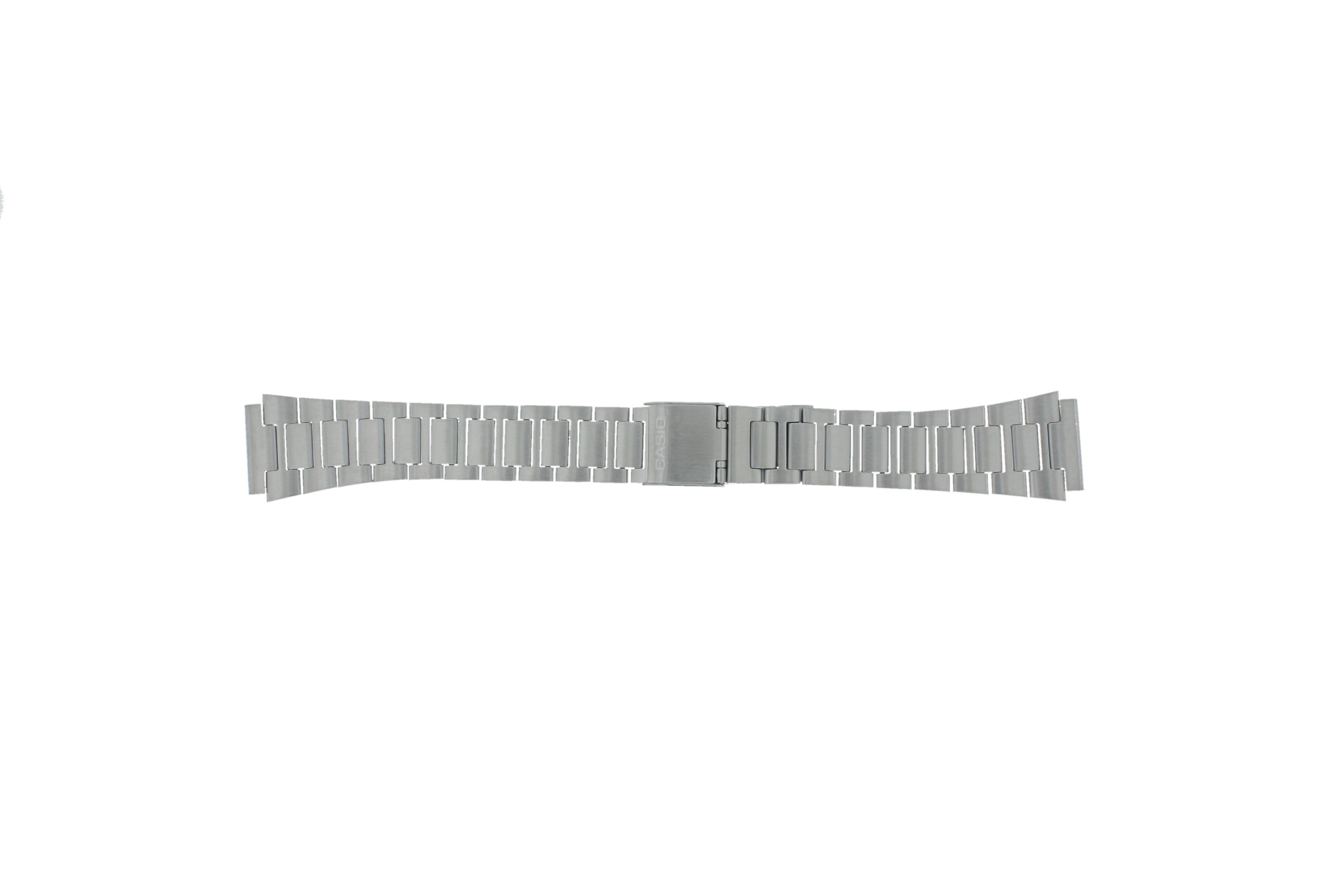 Watch strap Casio A158WEA-1EF / 70647733 Steel 18mm