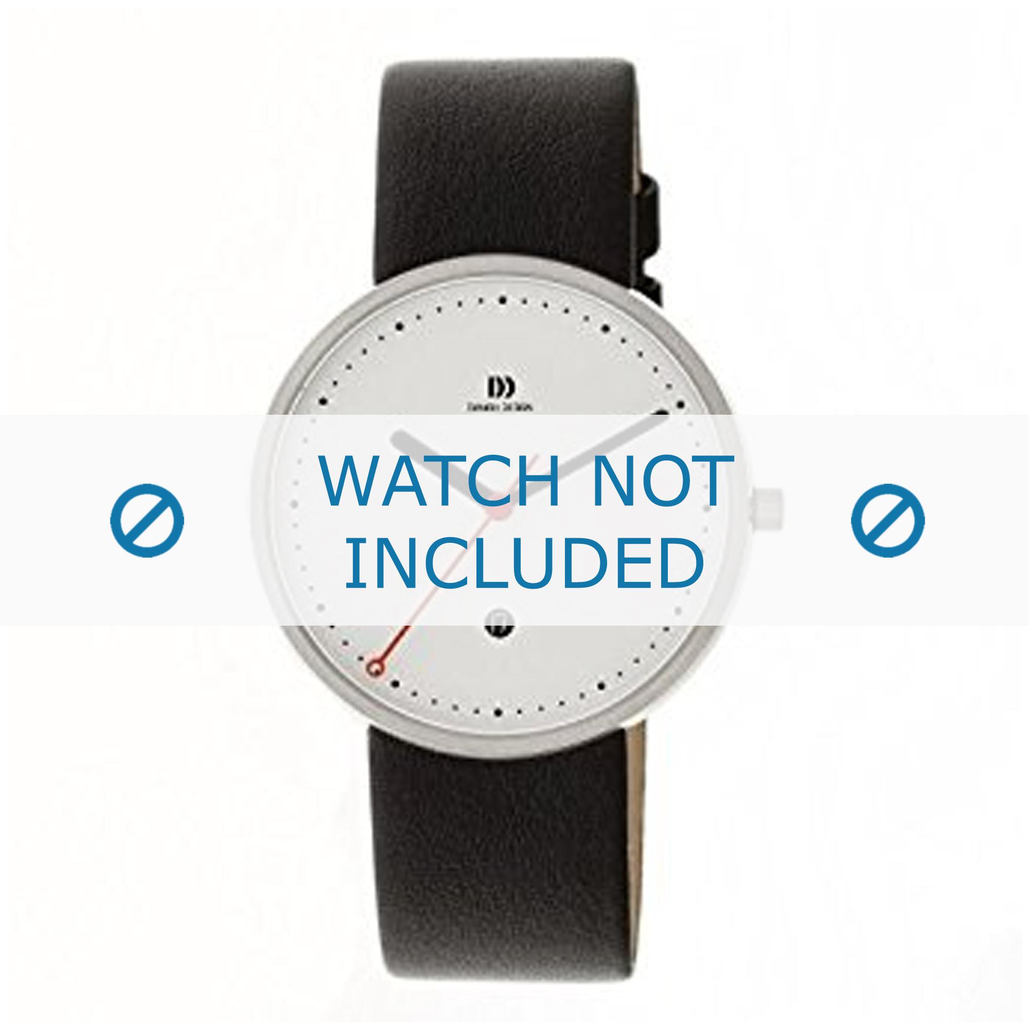 Watch strap Danish Design IQ12Q723 Leather Black 20mm