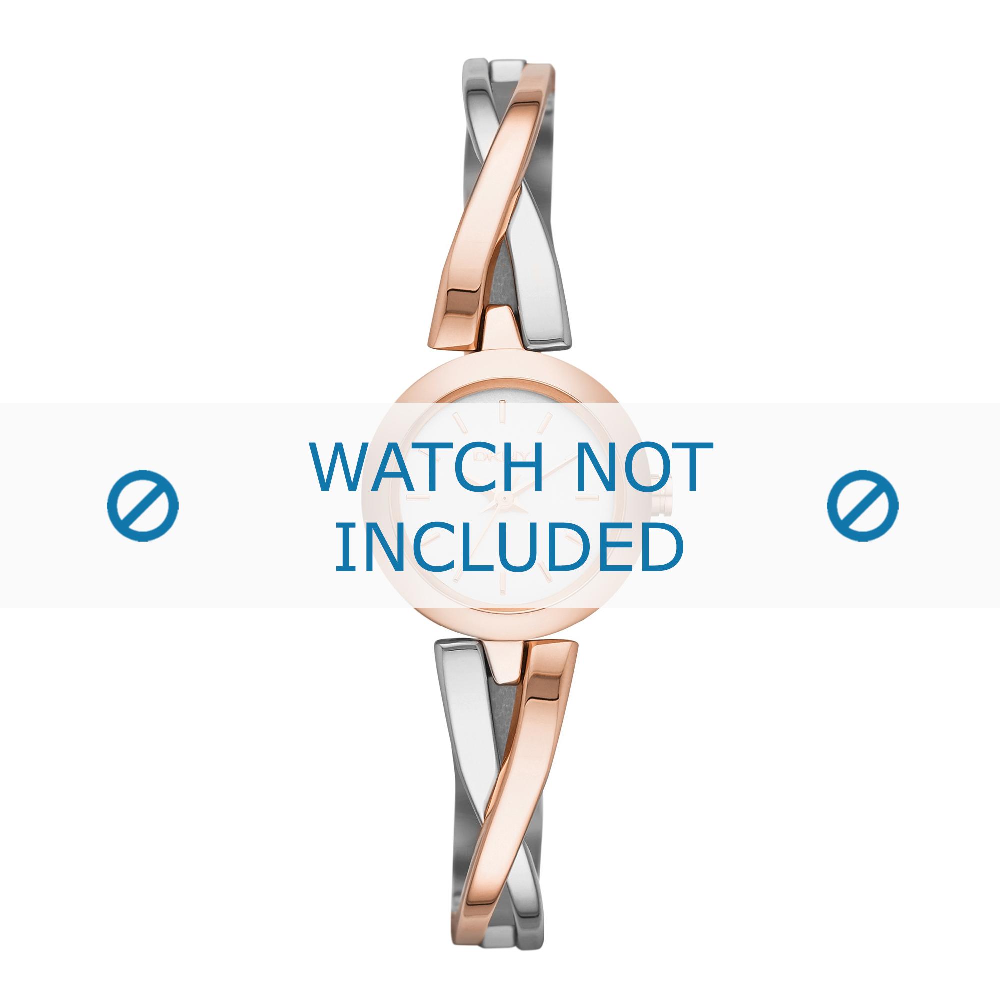 DKNY watch strap NY2172 Metal Rosé 6mm