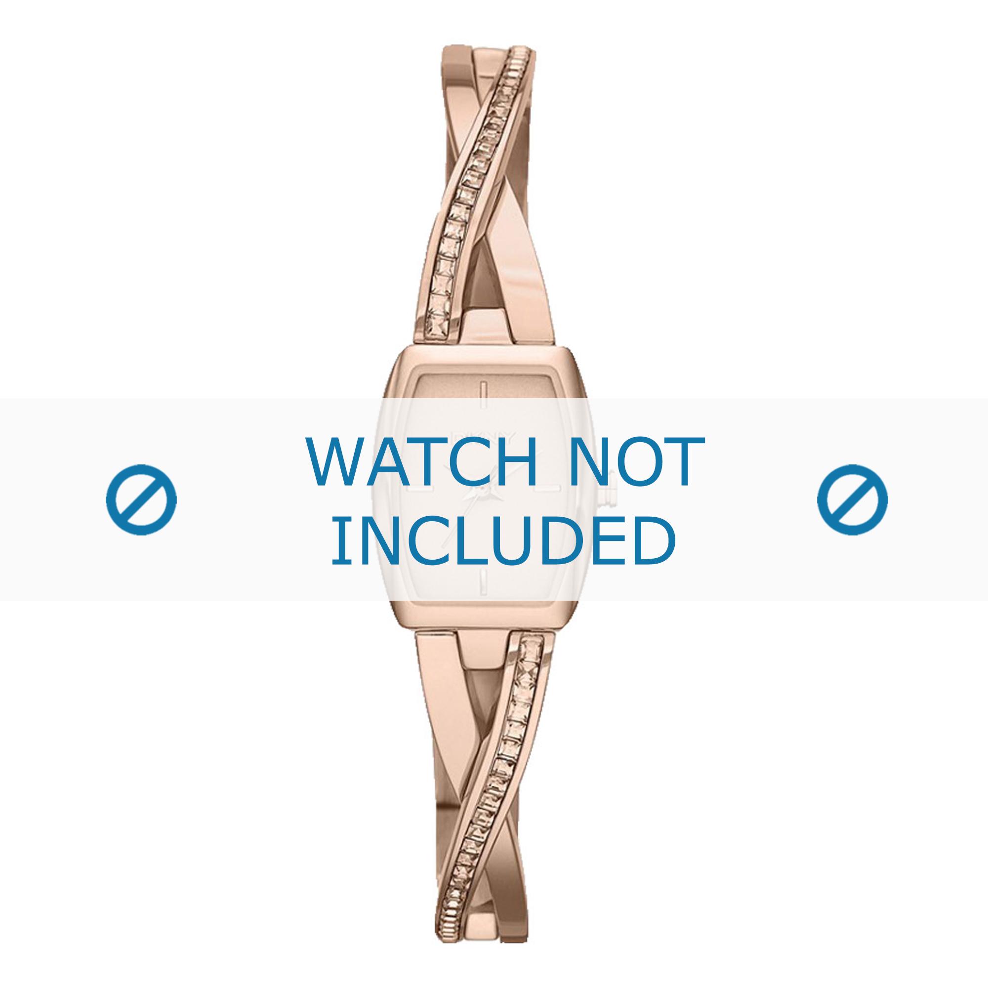 DKNY watch strap NY2238 Metal Rosé