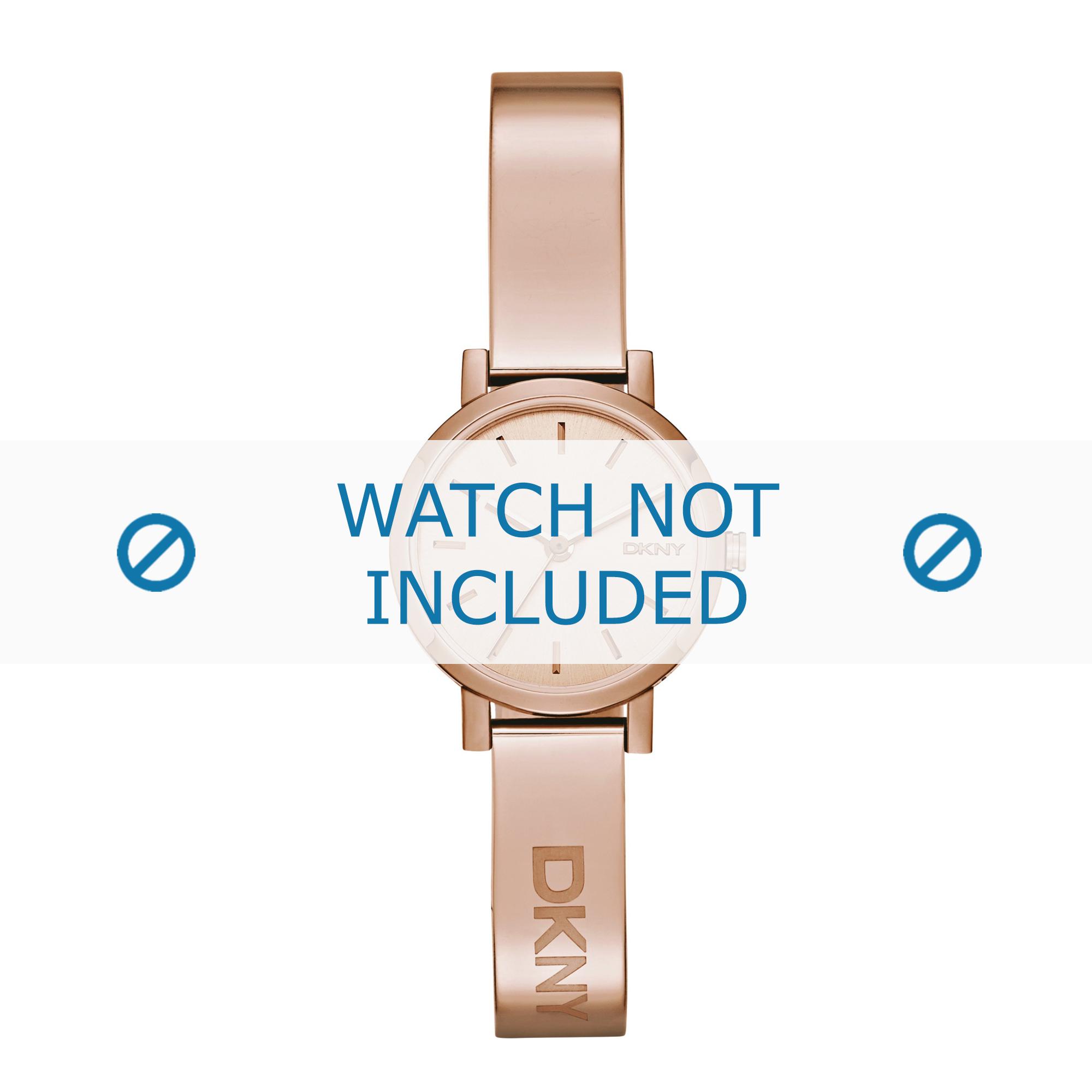 DKNY watch strap NY2308 Metal Rosé 10mm