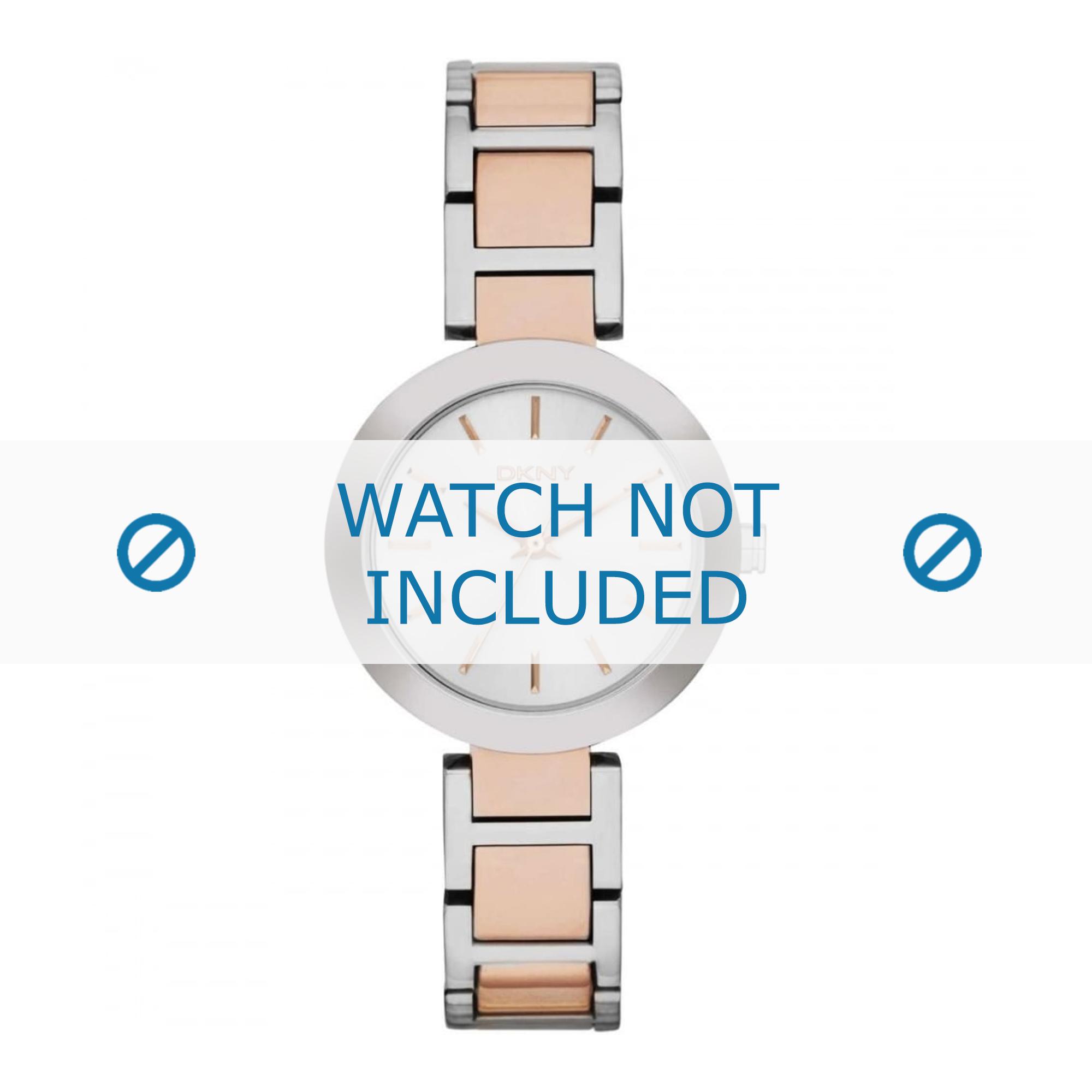 DKNY watch strap NY2402 Metal Rosé