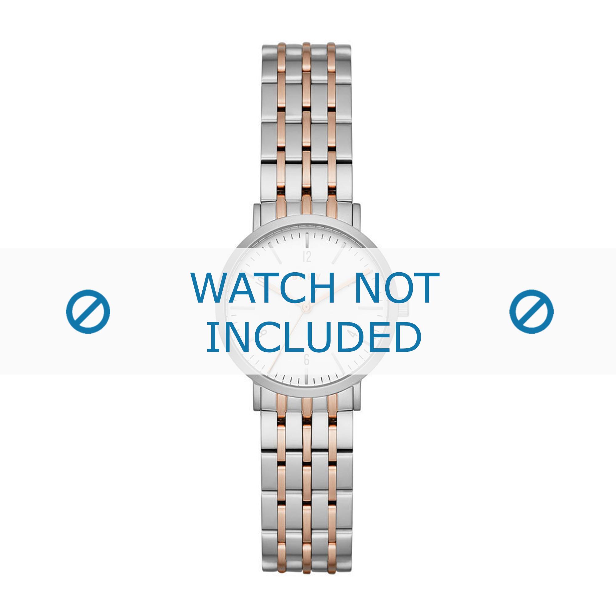 DKNY watch strap NY2512 Metal Bi-color 14mm