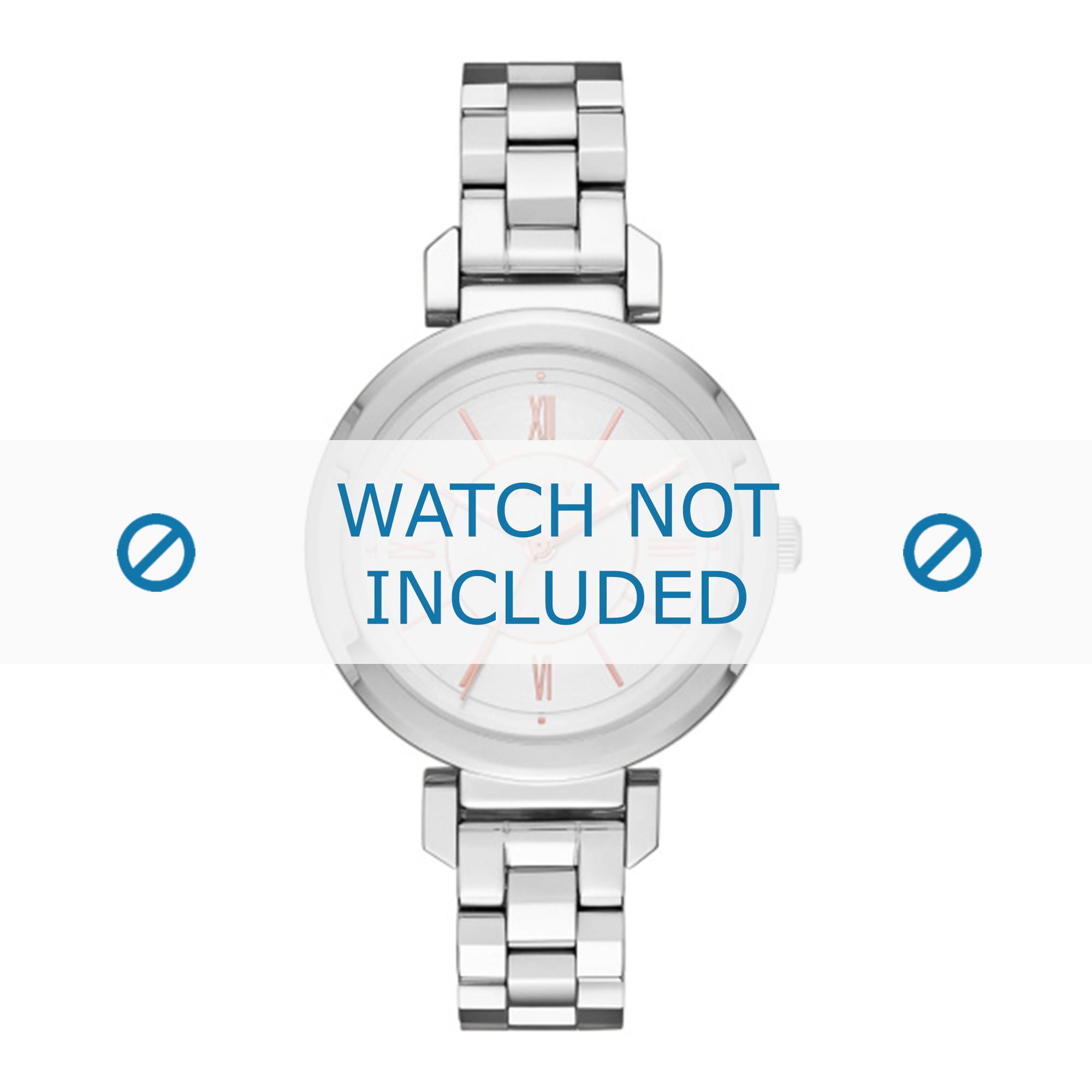 DKNY watch strap NY2582 Metal Silver