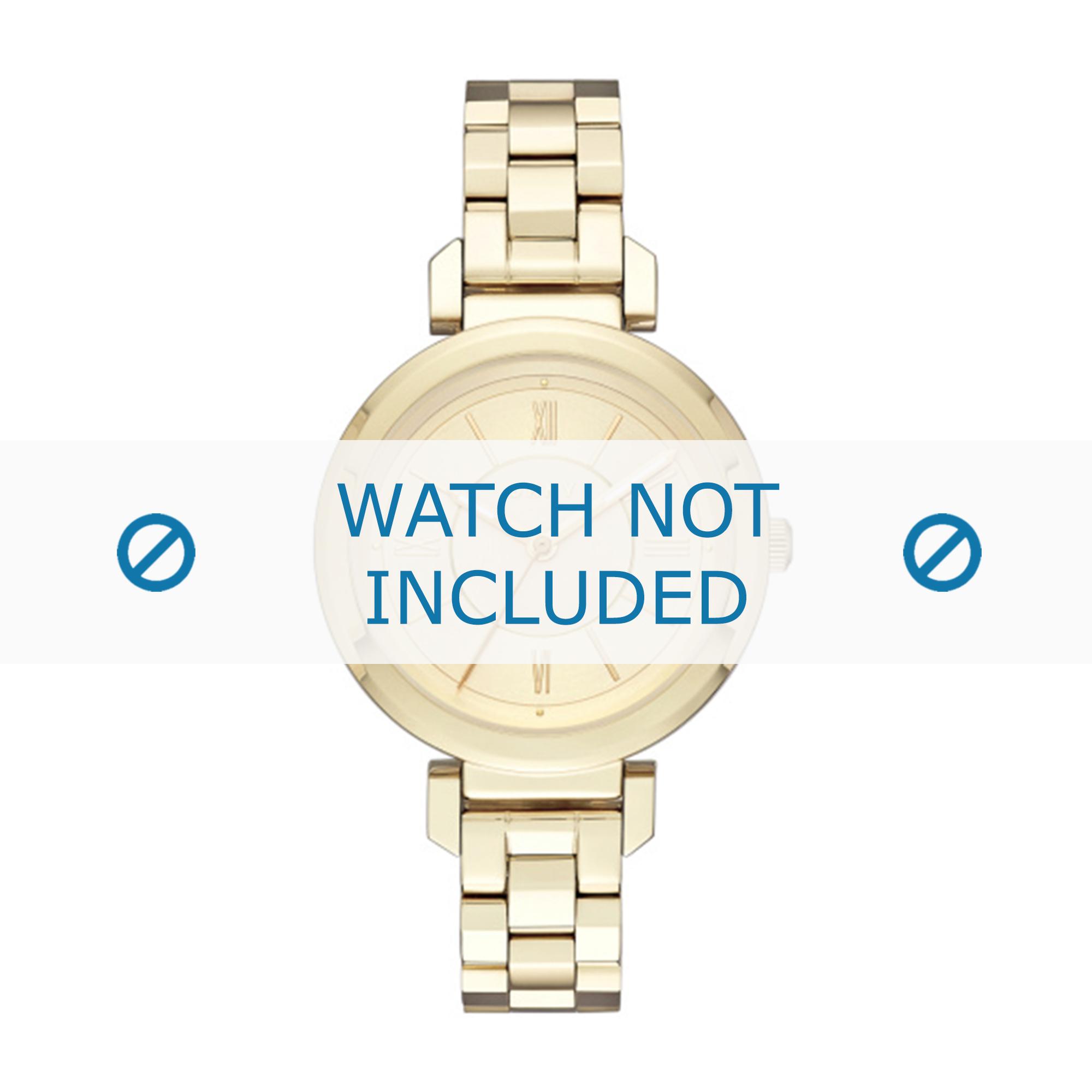 DKNY watch strap NY2583 Metal Gold