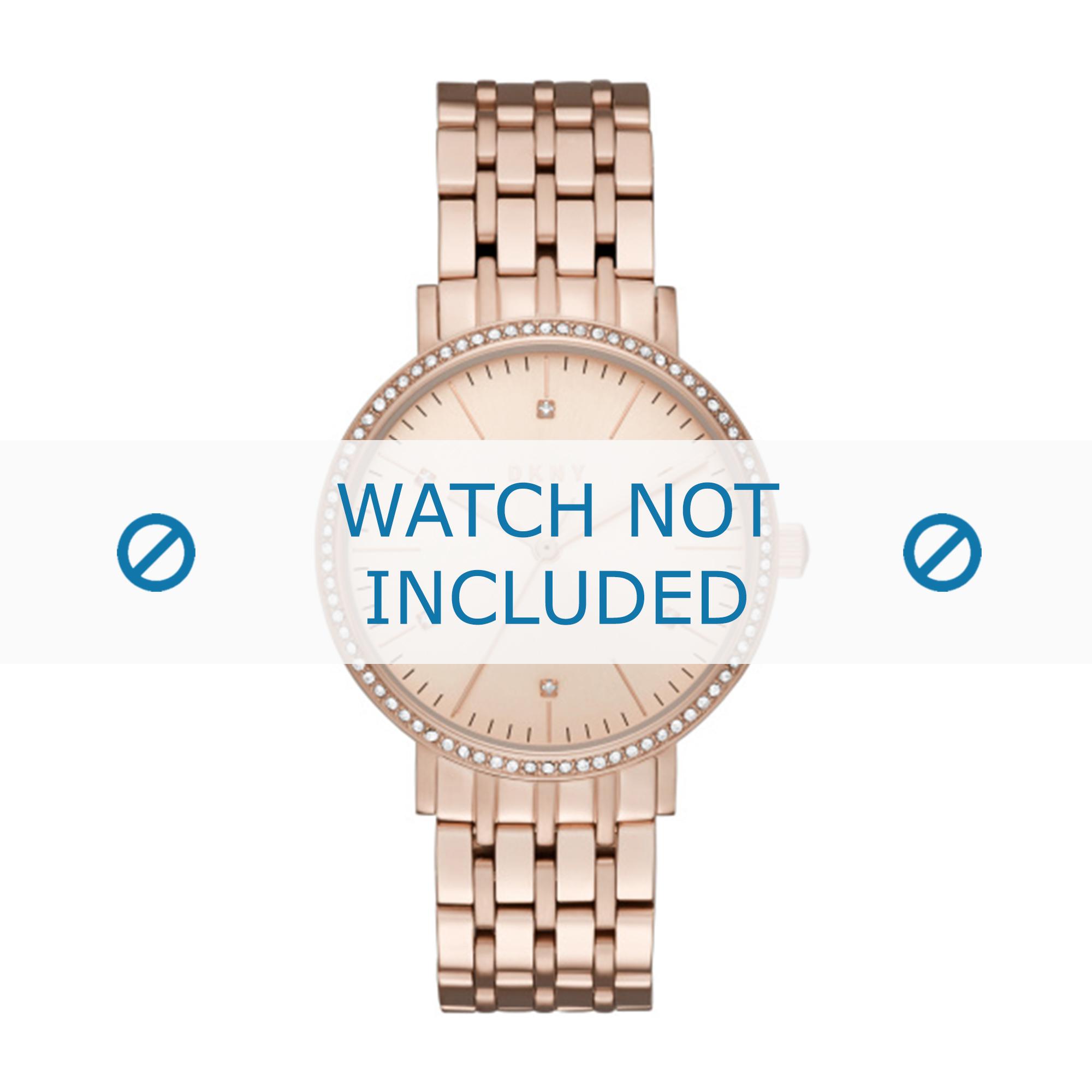 DKNY watch strap NY2608 Metal Rosé