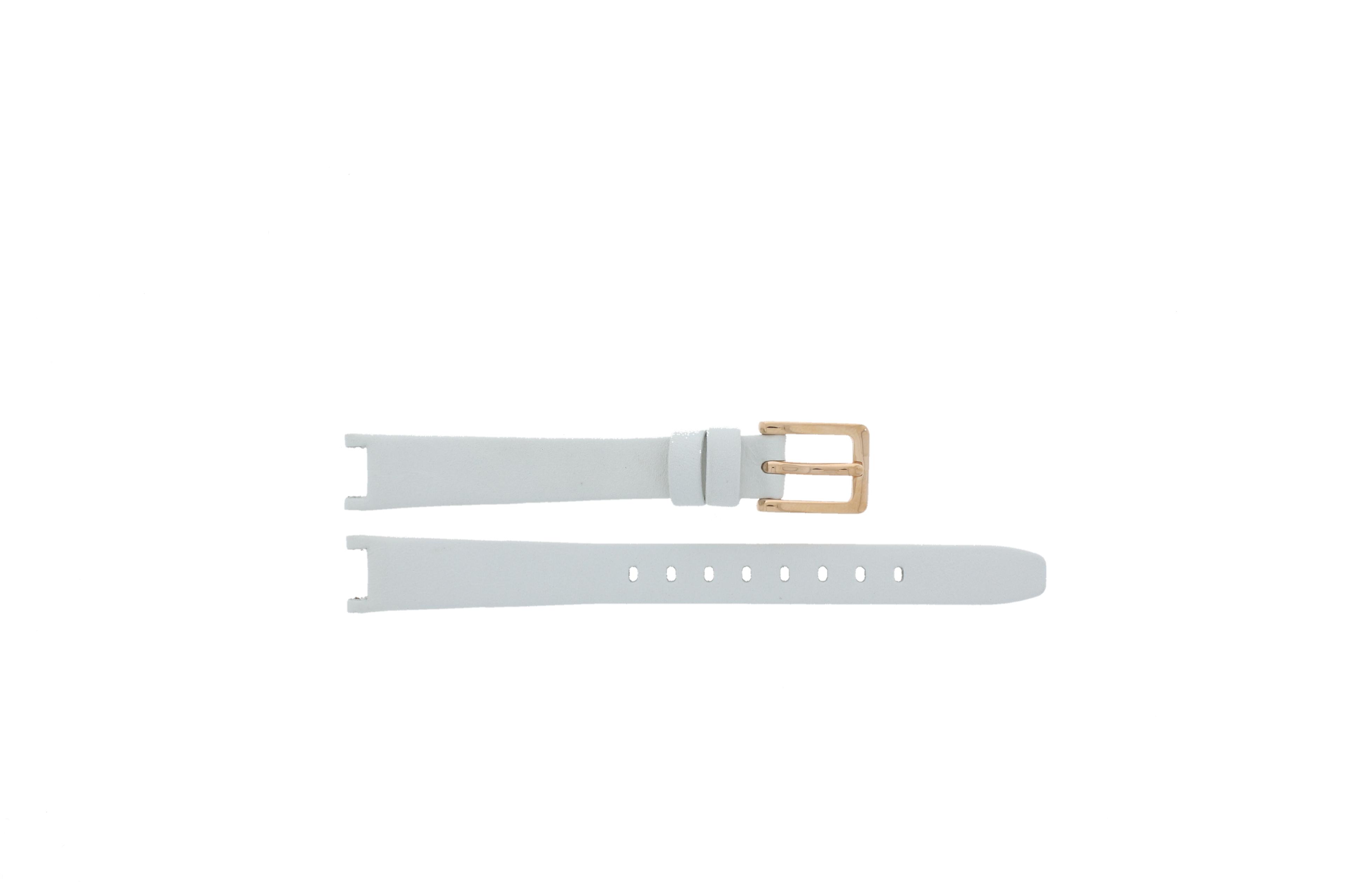 Watch strap DKNY NY8784 Leather White 8mm