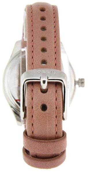 Fossil watch strap ES3024 Leather Pink 14mm + default stitching