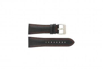 Watch strap Festina F16235-3 Leather Black 28mm