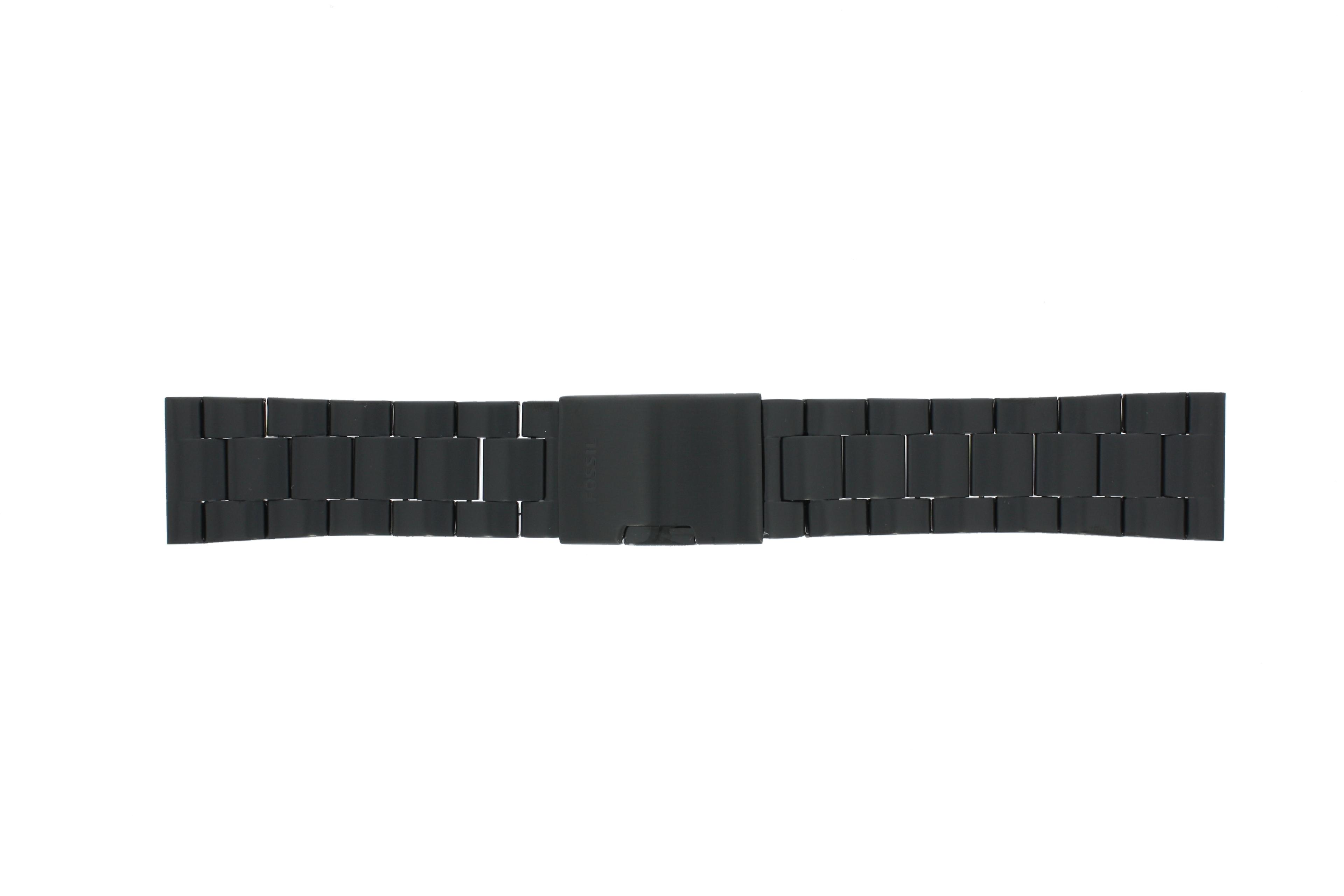 Watch strap Fossil FS4552 / MACHINE Steel Black 24mm