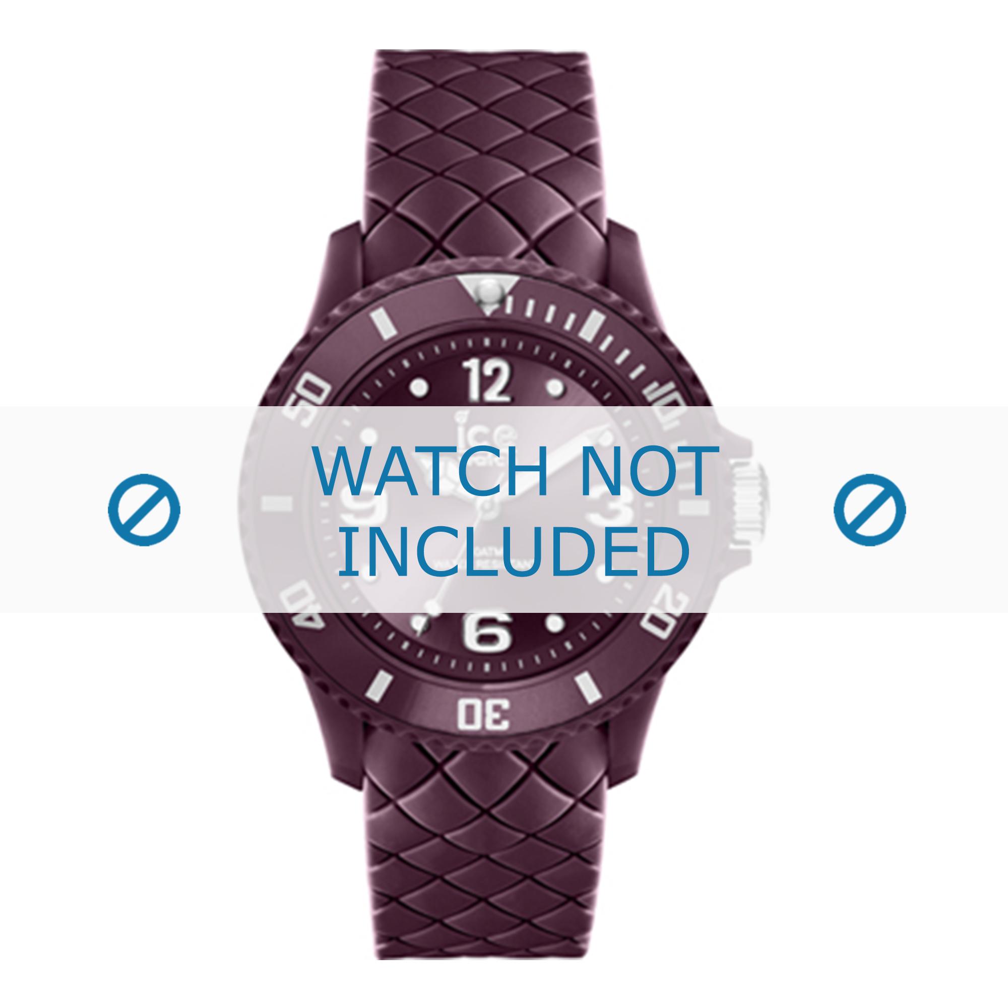 Ice Watch watch strap 007276 Leather Purple 20mm