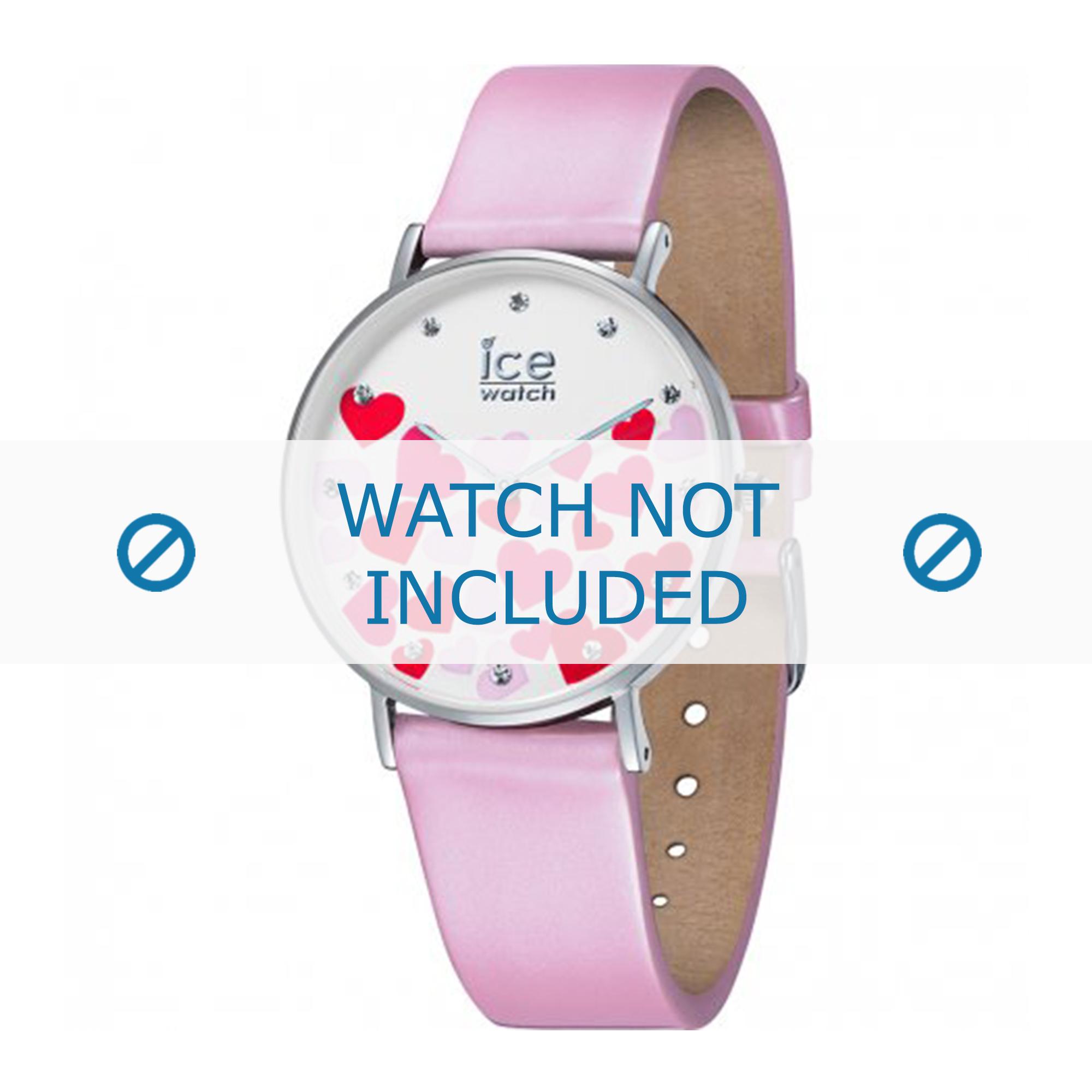 Ice Watch watch strap 013373 Leather Pink 18mm