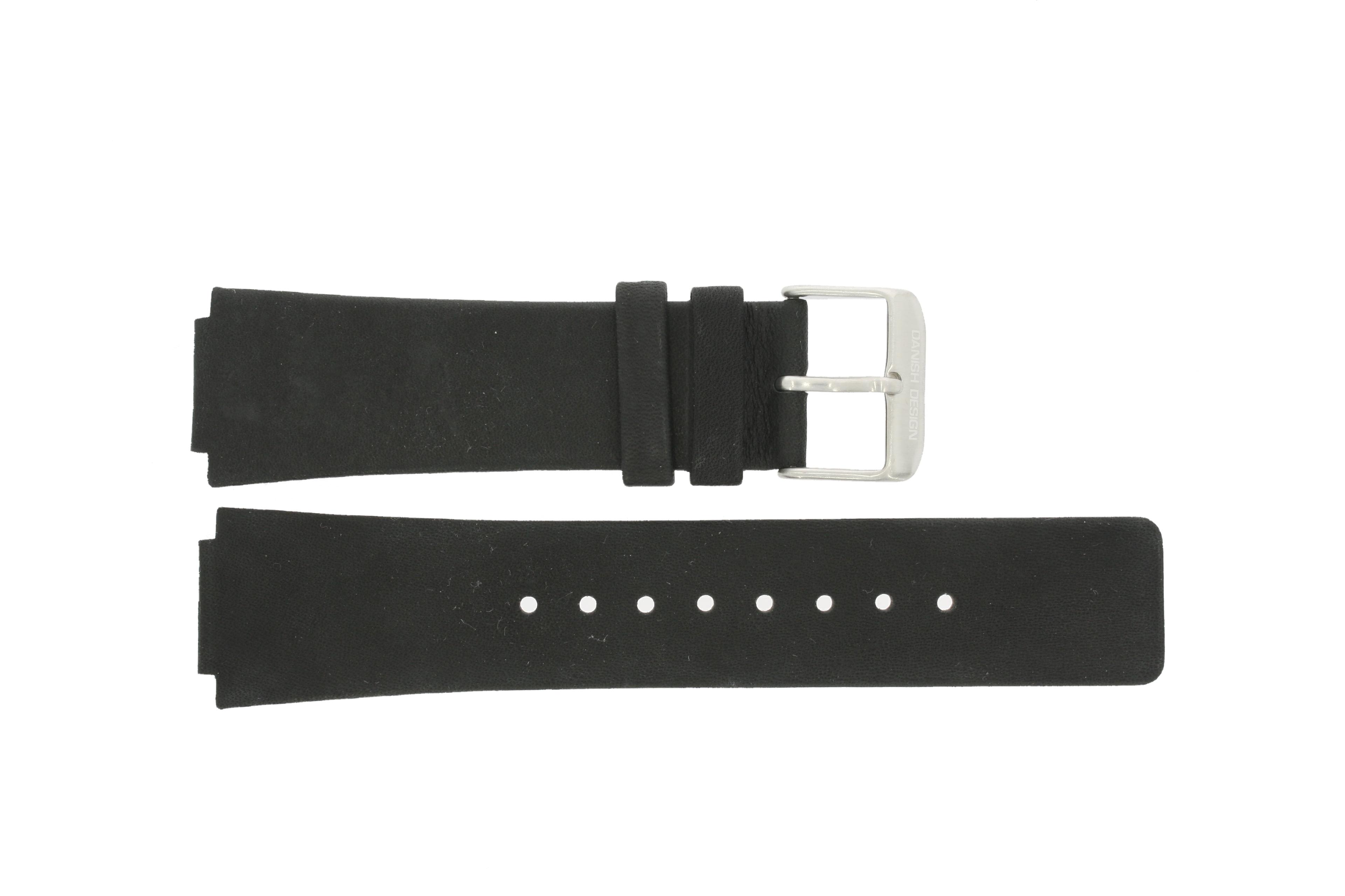 Watch strap Danish Design IQ13Q884 Leather Black 16mm