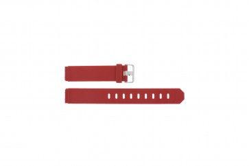 Watch strap Jacob Jensen 700 / 751 / 756 / 761 / 766 Rubber Red 17mm