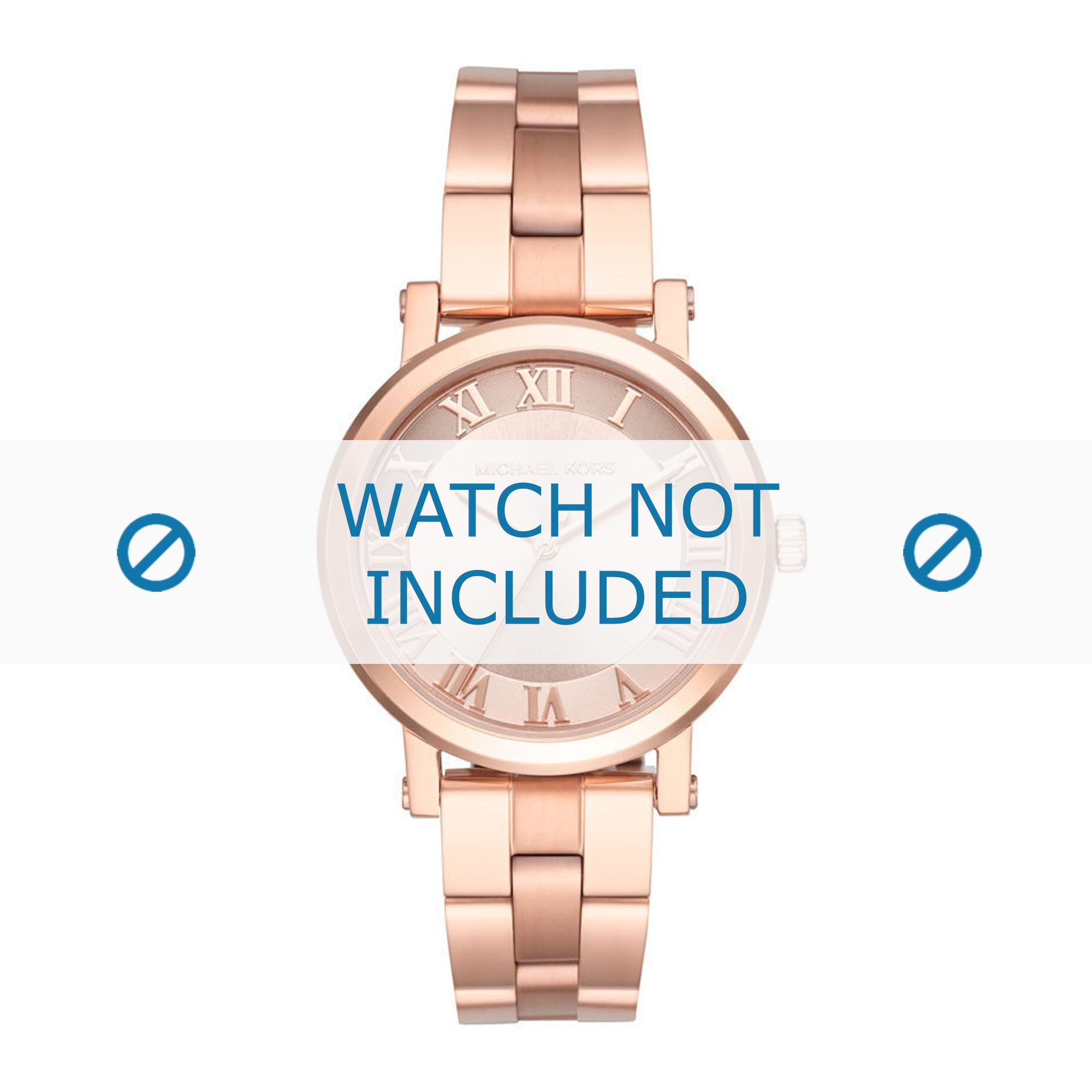 Michael Kors watch strap MK3561 Metal Rosé 18mm