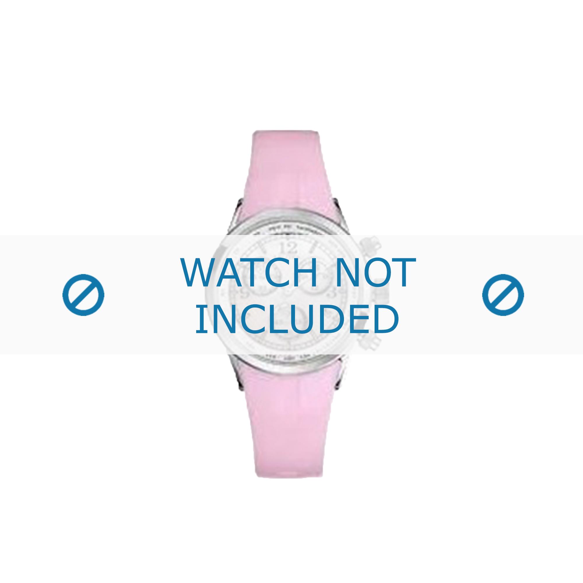 Nautica watch strap A17538L Rubber / plastic Pink