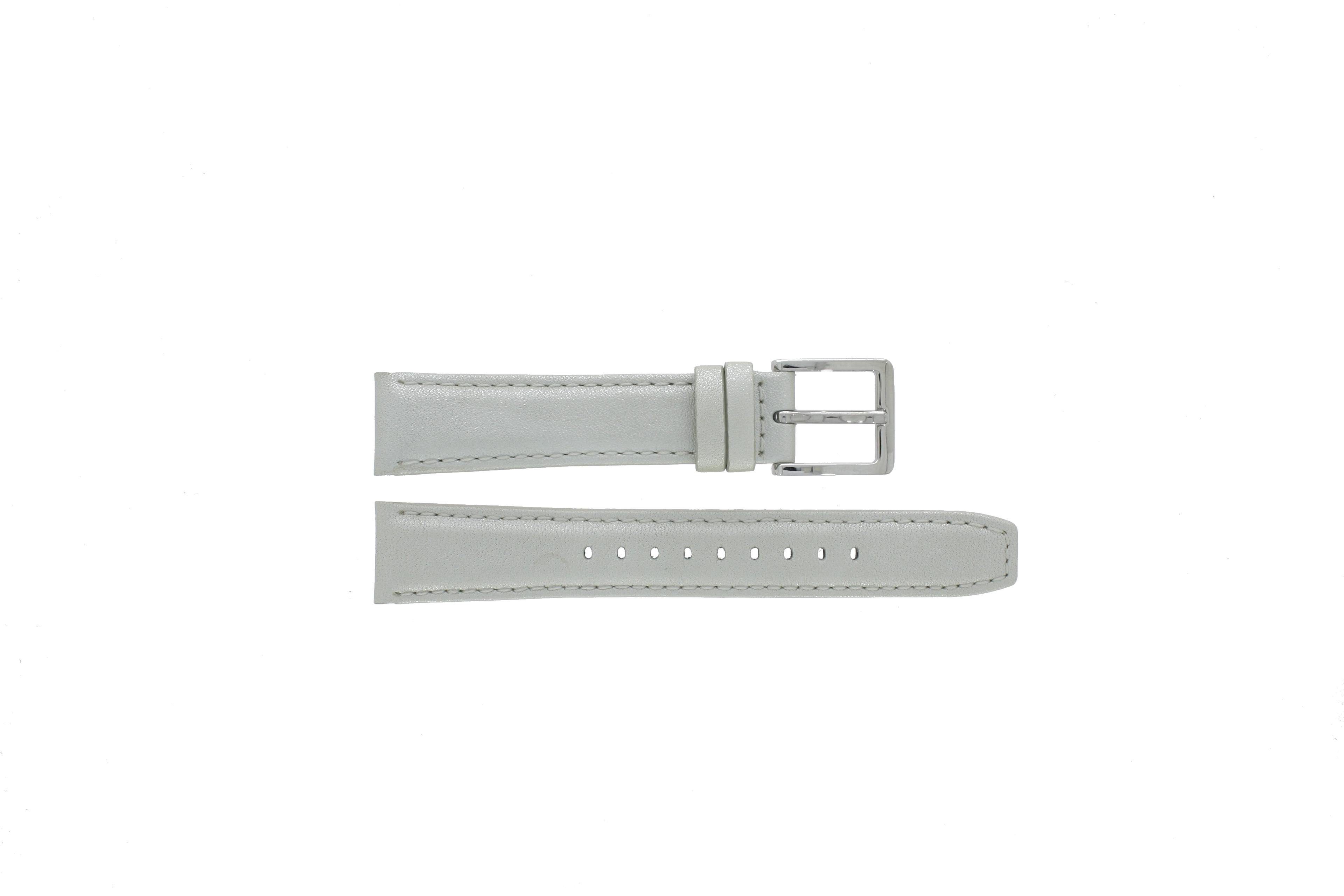 Watch strap DKNY NY8585 Leather Grey 18mm