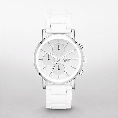 Watch strap DKNY NY8896 Ceramics White 20mm