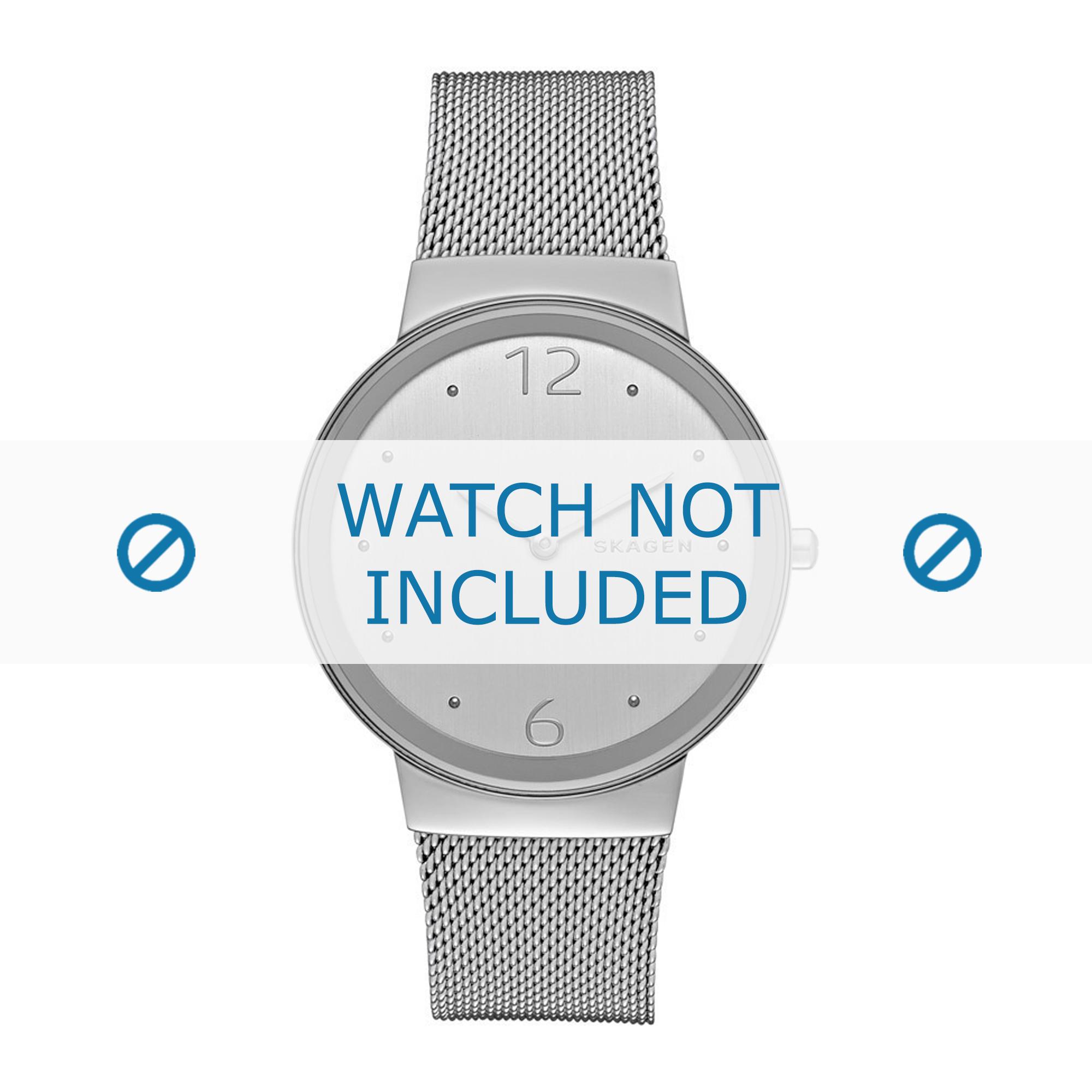 Watch strap Skagen SKW2380 Milanese Steel 18mm