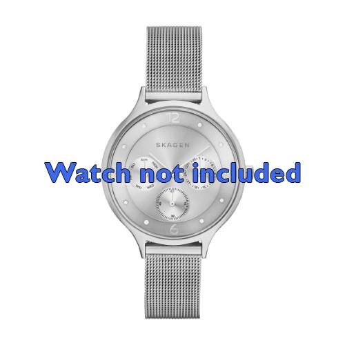 Skagen watch strap SKW2312 Steel Silver 14mm