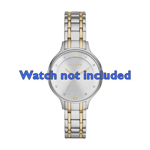 Skagen watch strap SKW2321 Steel Gold (Doublé) 14mm