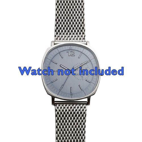 Skagen watch strap SKW6255 Steel Silver 22mm