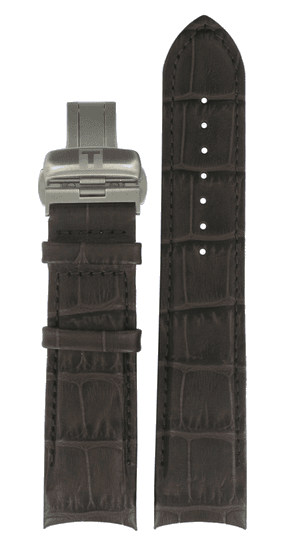 Watch strap Tissot T600041200 Leather Brown 22mm