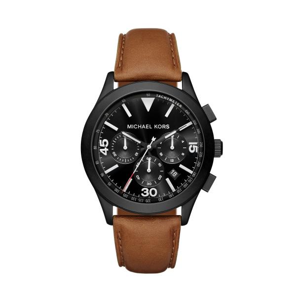 Watch strap Michael Kors MK8450 Leather Brown 22mm