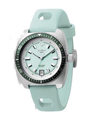 Watch strap Zodiac ZO2246 Rubber Mint green 20mm